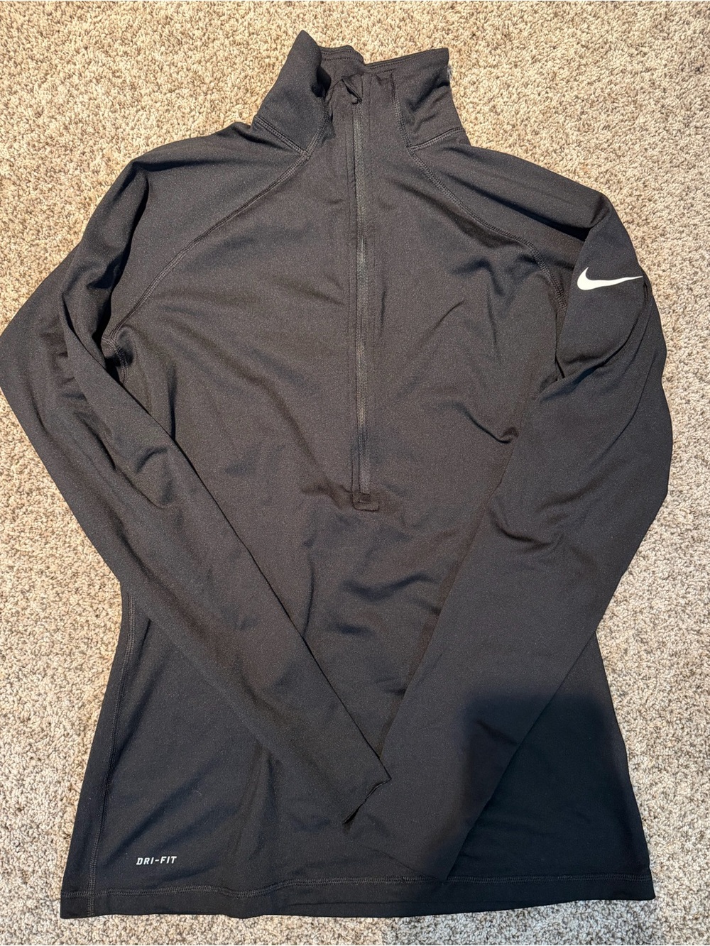 Women’s Nike Black Dri-FIT Half-Zip Performance Top